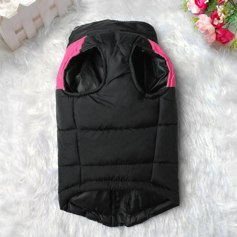 pet warm vest, pink, size M