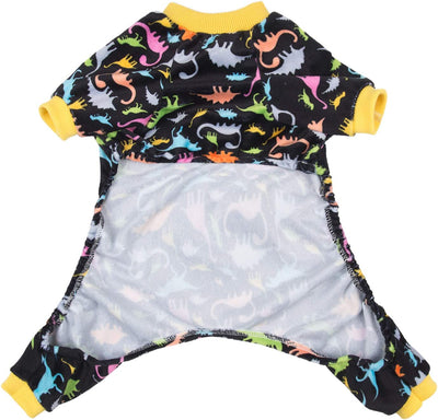 pet pajamas, Color: (Black) Dino, (14''-14.5'' x 9.5''-10'')