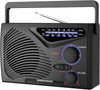 am fm portable radios 1200MA rechargeable battery