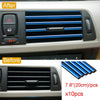 10 Pieces Chrome PVC Car Air Conditioner(color:blue)