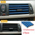 10 Pieces Chrome PVC Car Air Conditioner(color:blue)