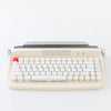 Retro Bluetooth Typewriter Keyboard with Integrated Stand