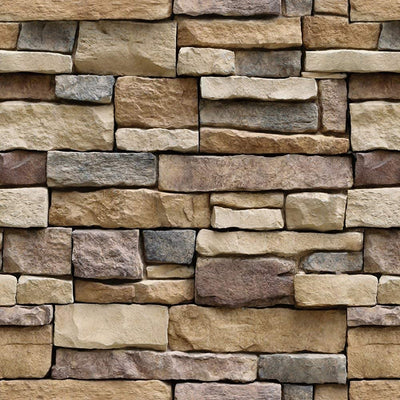 3D Brick Wallpaper, 118” x 17.71” (1)