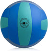 Professional Size 5 Volleyball, Leather Soft, Blue and green