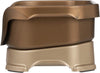 Deluxe pet feeder, non-slip (bronze)