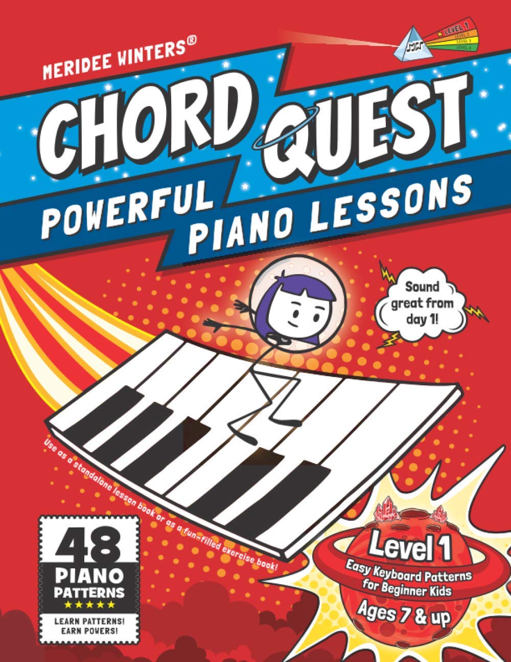 Chord Quest Powerful Piano Lessons Level 1, Paperback