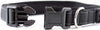 Reflective Padded Dog Collar for Running, Color: Black