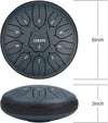 Steel tongue drum- 6 inch 11 tones, navy blue