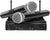 Dual channel handheld wireless microphone