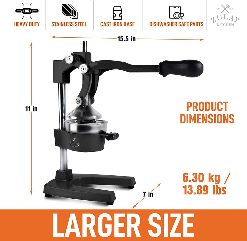 Professional manual pressure citrus juicer