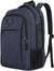 Backpack with USB charging port, 15.6 inches, blue