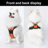 No Pull Pet Harness with 2 Metal Rings Color:Orange