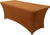 6' Stretch Tablecloth for Tables (Light Brown, 72L x 30W x 30H)