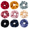 9 pieces of color variety hair ties