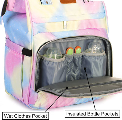 multi-function baby bag with large capacity (Colorful)