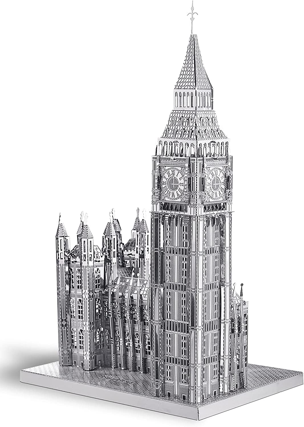 London Clock Tower 3D Puzzle J 49 Pieces Silver