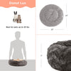 Relaxing washable plush fur bed Lux Mink size S-XL