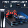 2-pack wireless controllers (titanium blue, red camo controller)