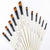 Paint Angled Brushes Set for Acrylics,Nylon Hair, white