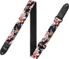 Acoustic guitar strap (Peony Crane)