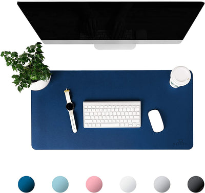 Desk Mat 31.5 x 15.7 Inches (Dark Blue)