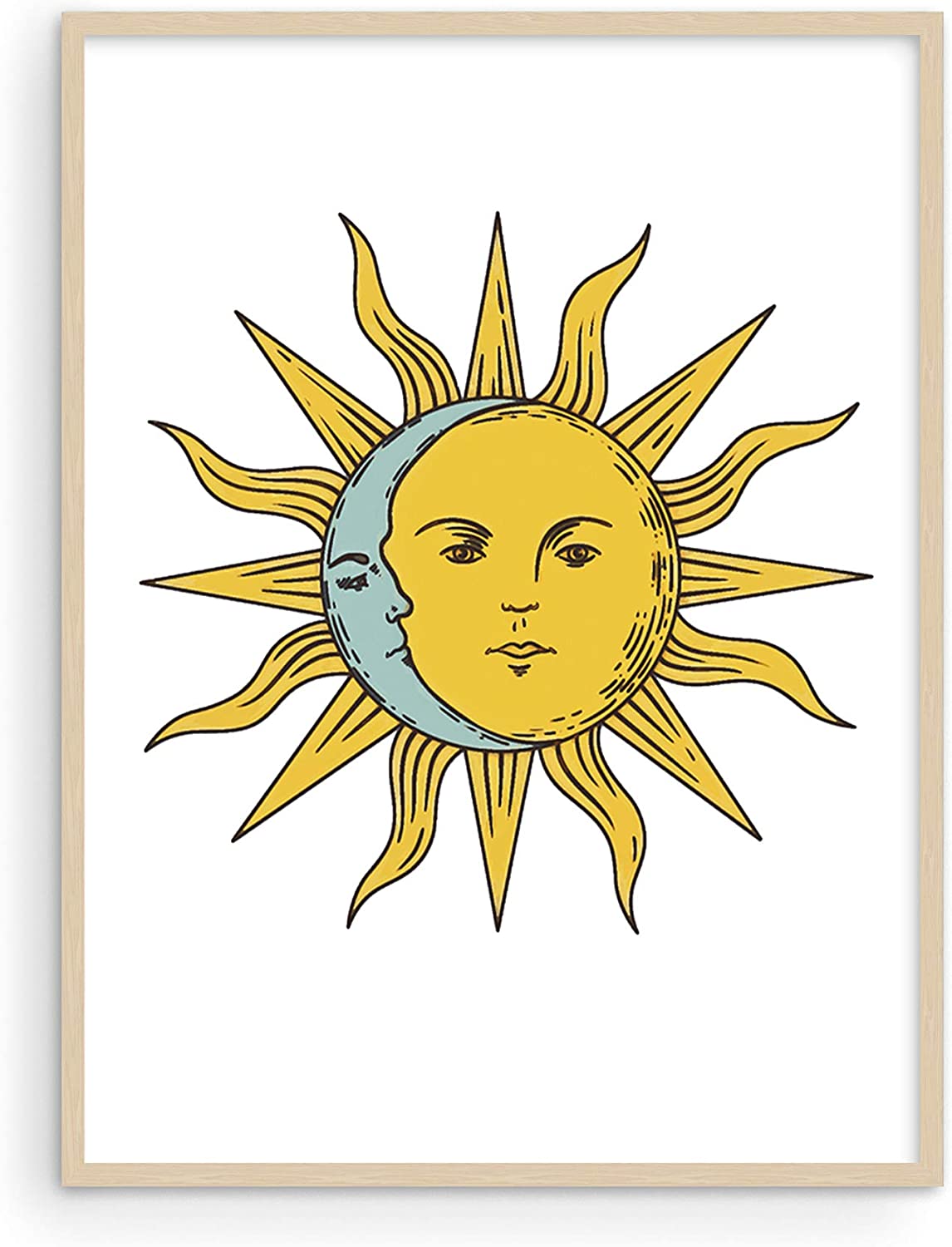 Poster (Psychedelic Sun) Wall Decor