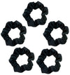 hair bows pack of 5, color:black