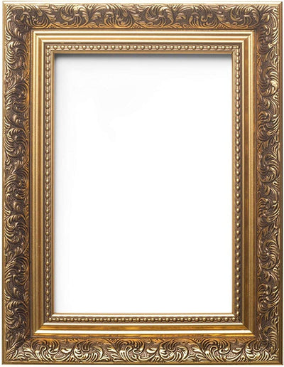 Antique Style Picture Frame (21.6 x 27.9cm) 8.5' x 11' Gold