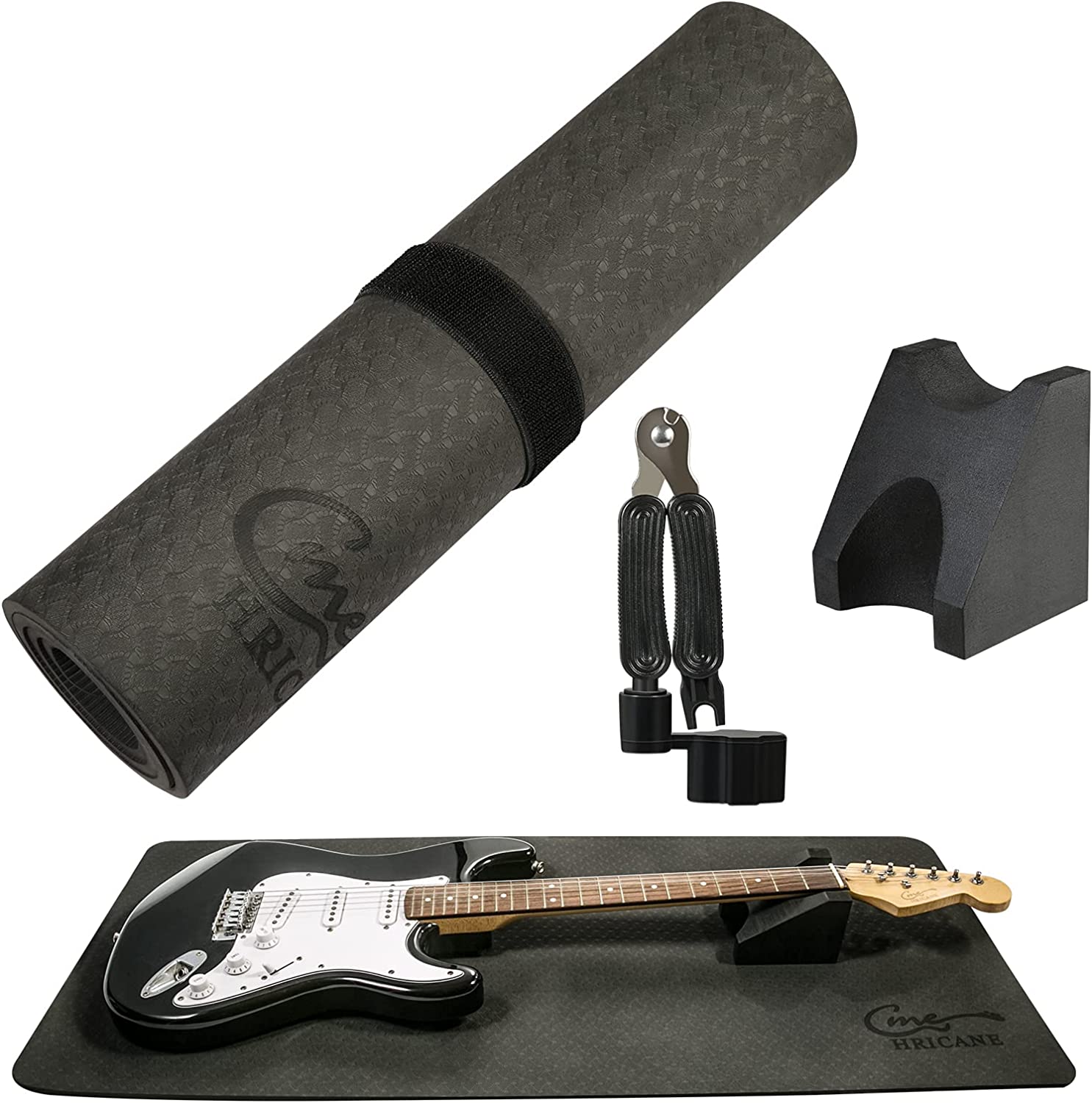 Guitar cleaning mat, color: Black