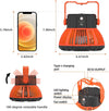 Portable Fan Camping Fan for Tents, 30 Hours, Orange