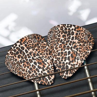 12 Pack Custom Guitar Picks - Leopard