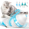 Moving Pets Toys ,ball, 2 Speeds Mode Colorful LED