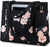 Bag 15.6 inches (Black - Peony floral)
