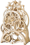 Wooden Puzzle Clock 166 Piece Engineering Educational Toy