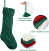 4 Pack 18" Knit Christmas Stockings