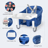 Baby Portable Table High Chair with Tray (Blue)