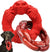 chew toys, non-toxic natural rubber and nylon, double ring red