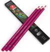 Colored pencils, pack of 3, crayon, for drawing, Plum Purple