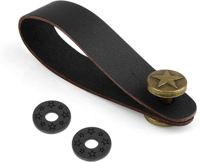 Guitar Strap Lock Button, (Black)