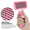 Pet hair removal brush, Colour: Pink