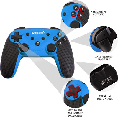 Wireless bluetooth controller (blue)