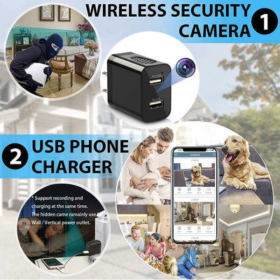 Wireless camera with wifi charger