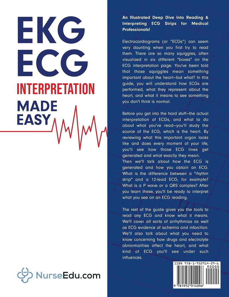 EKG | ECG Interpretation Made Easy, (Paperback)