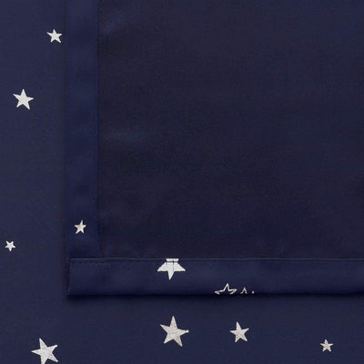 Blackout Curtains Length 63, 2 Panels, (Navy Blue)