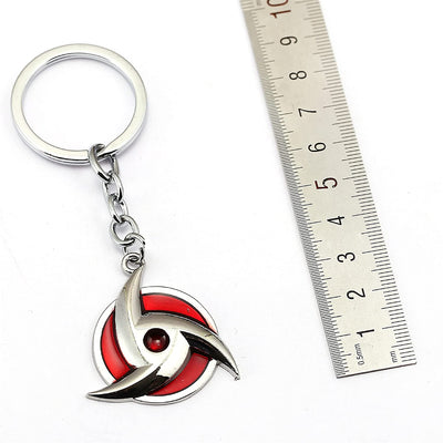 Anime Keychain Sharingan Leaf Village Alloy Key Chain Pendant