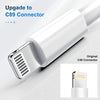 1.8m Apple to USB Charger Cables, 2.4A Fast Charge, (3-Pack)