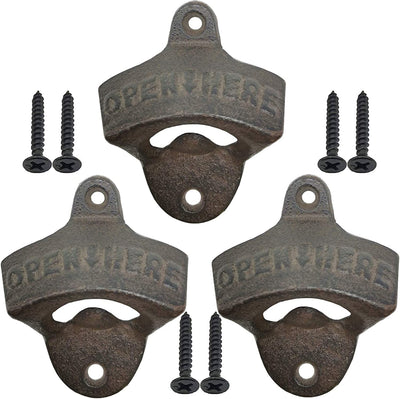 Vintage Bottle Opener (Dark Brown)