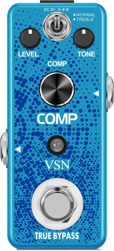 Mini Pedal with Guitar Effects Knobs (Style: Compressor)