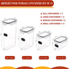 Set of 13 airtight food storage containers