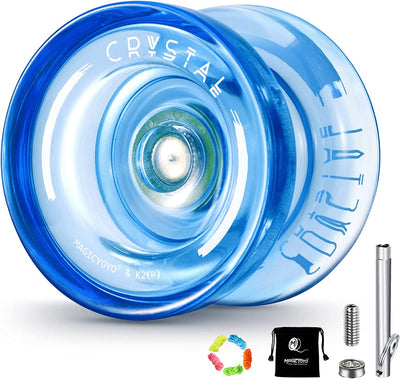 Yoyo for children with 5 strings (Crystal Blue)